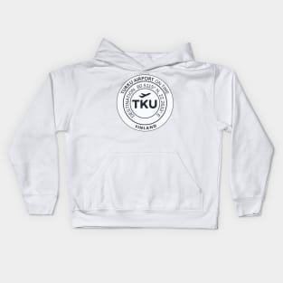 Airport TKU TURKU Kids Hoodie